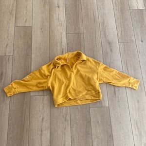 Free People cropped pullover sweatshirt